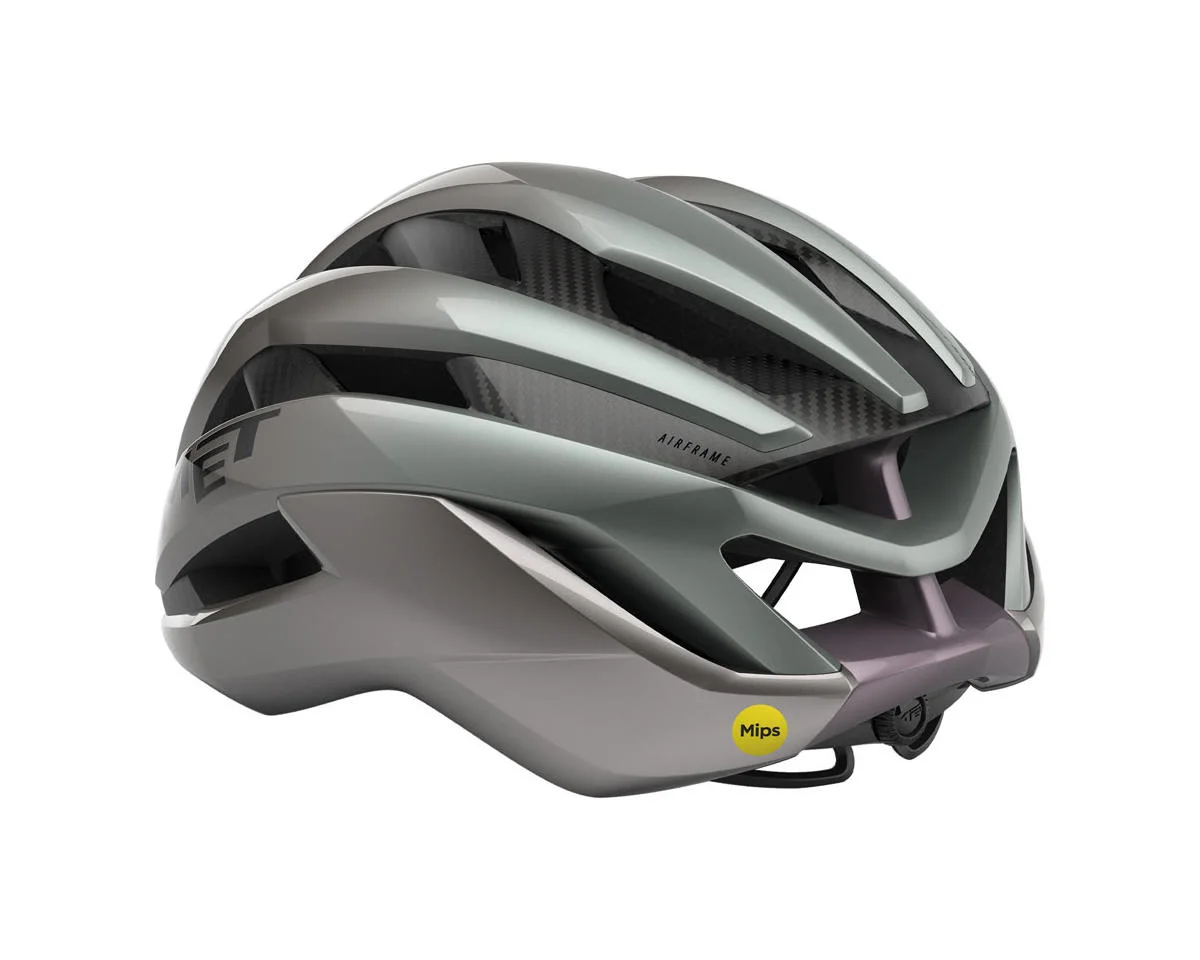 Met Trenta 3K Carbon MIPS Road Helmet (Opal Grey) (L) - view 2